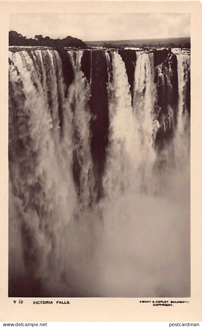Zimbabwe - Victoria Falls - REAL PHOTO - Publ. Smart & Copley V12 - Zimbabwe