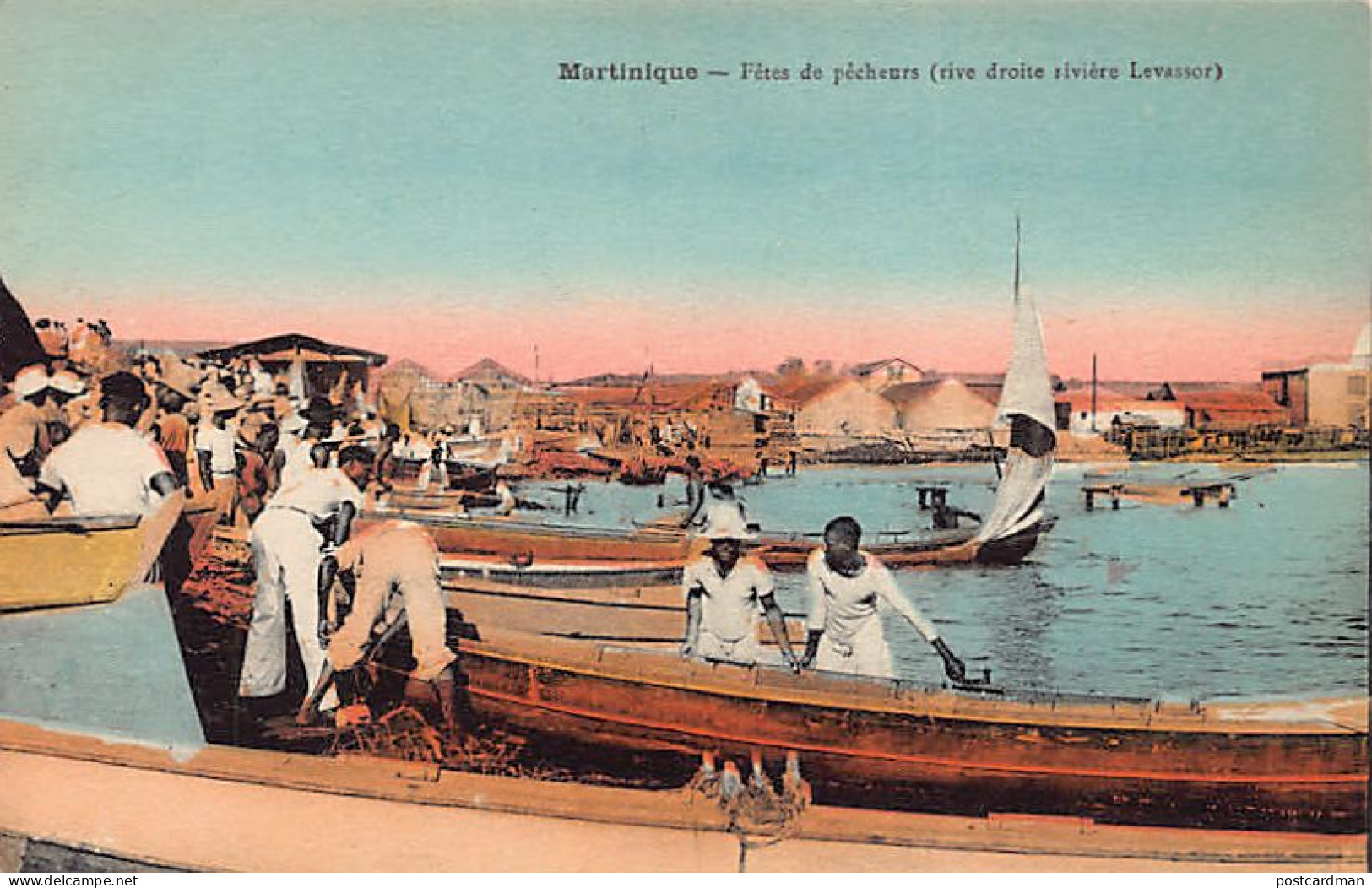 Martinique - FORT De FRANCE - Fête Des Pêcheurs (rive Droite Rivière Levassor) - Ed. I. Veille  - Fort De France