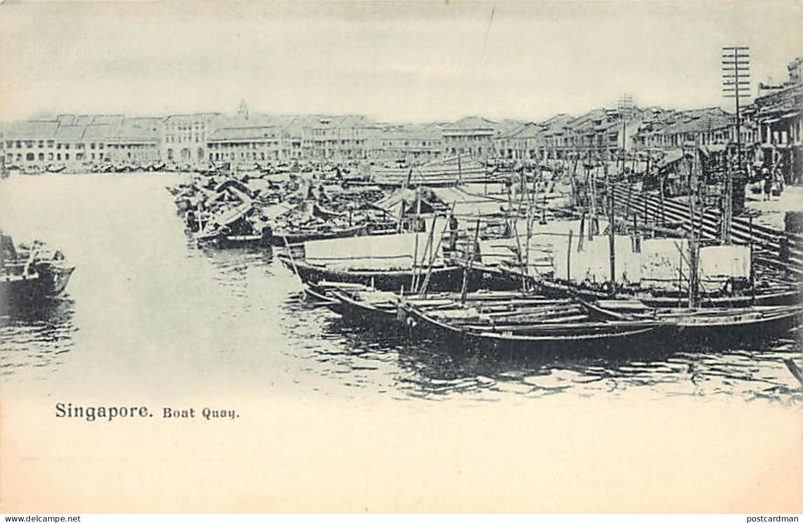 Singapore - Boat Quay - Publ. Unknown - Singapour