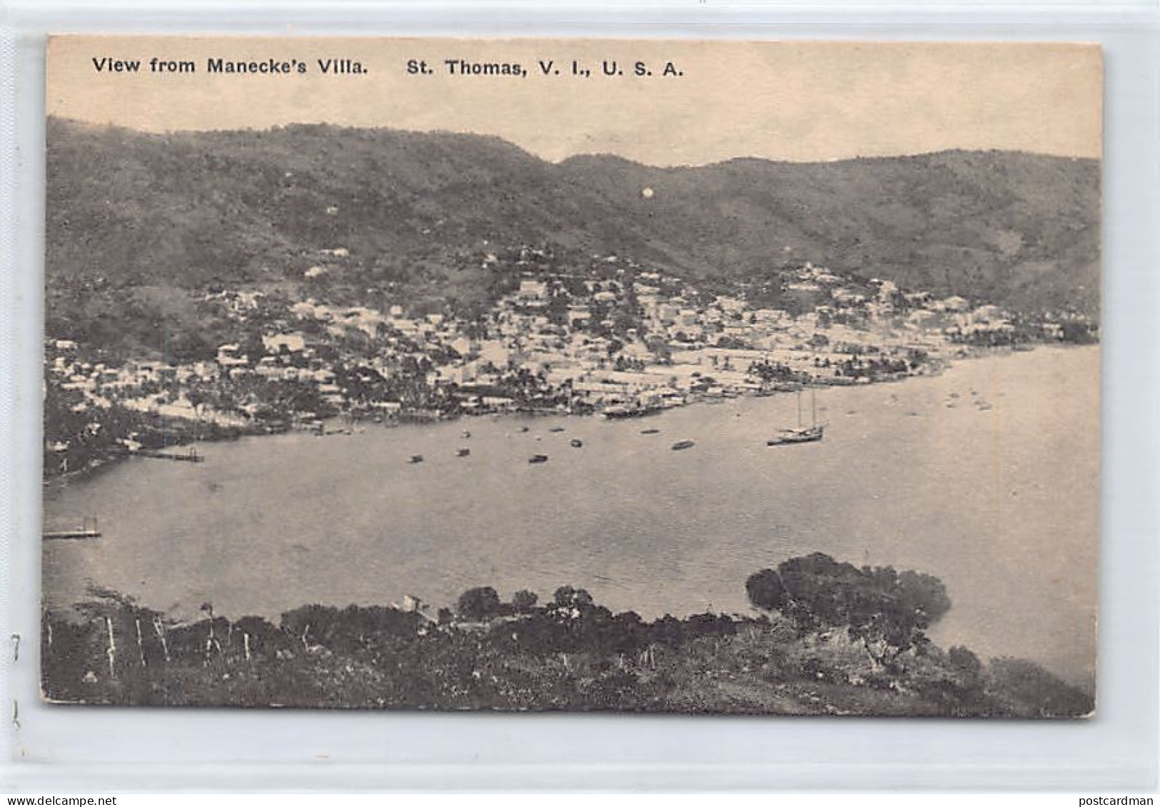 U.S. Virgin Islands - ST. THOMAS - View From Manecke's Villa - Publ. Lightbourn's Series  - Vierges (Iles), Amér.