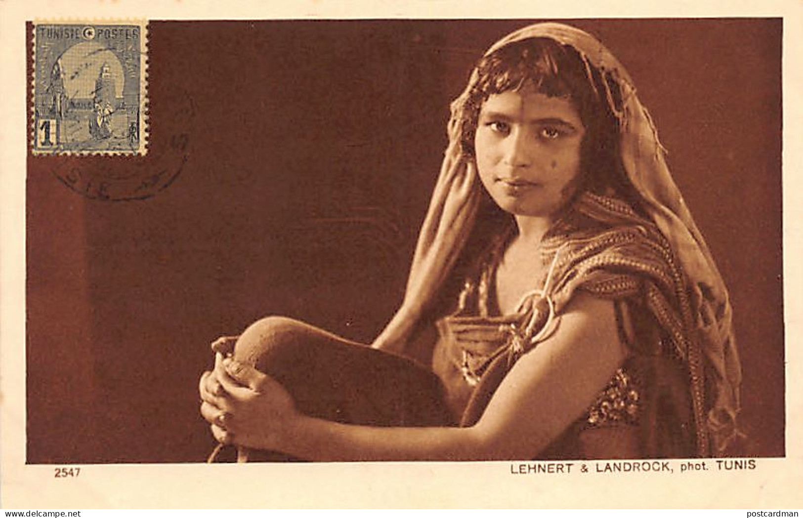 TUNISIE - Types D'Orient - Femme Du Sud - Ed. Lehnert & Landrock Série III N. 2547 - Tunisie