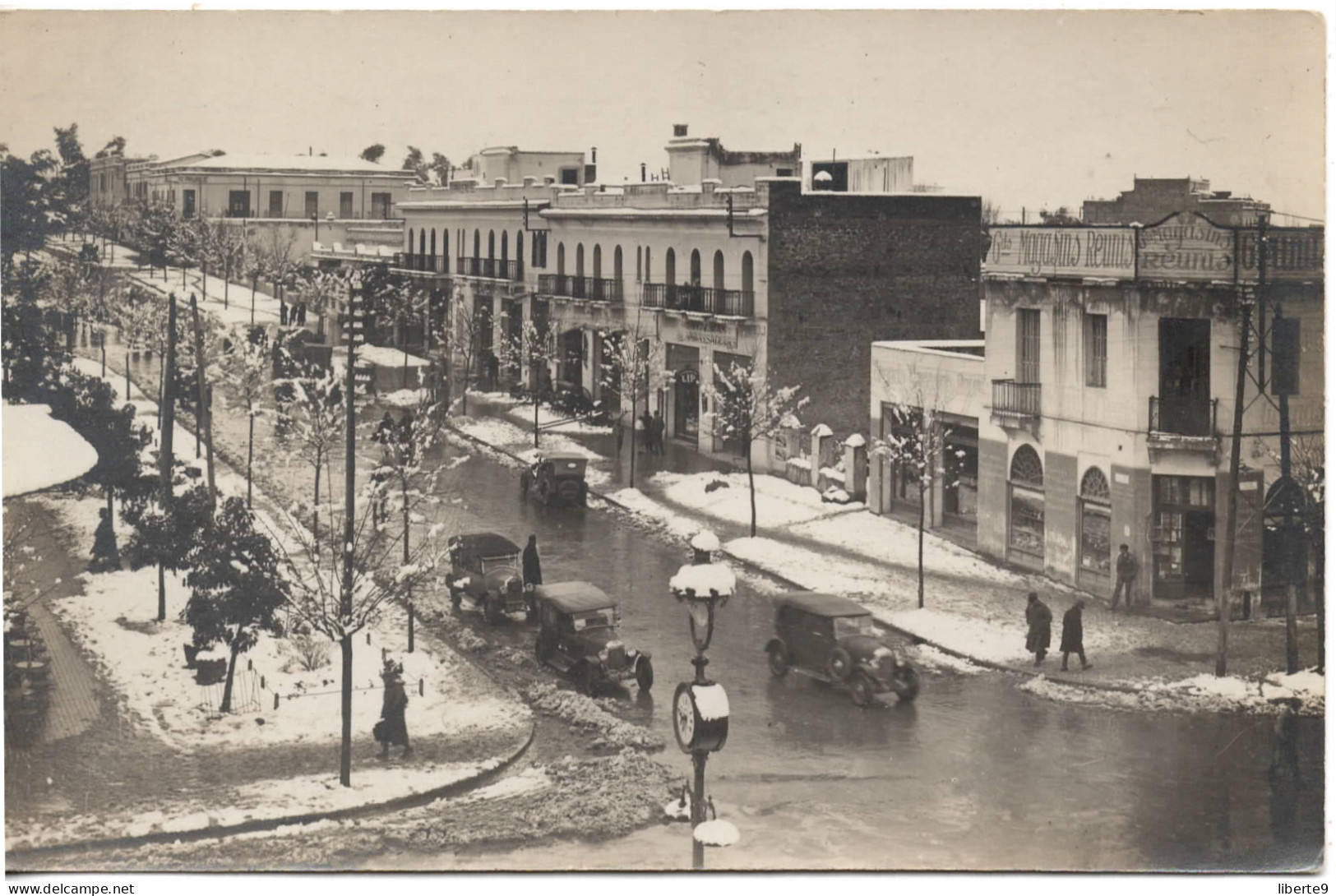 Fez C.1926-1930 Carte  Photo GRANDS MAGASINS REUNIS RESTAURANT AUX AMBASSADEURS Automobile Montres LIP Fes - Fez