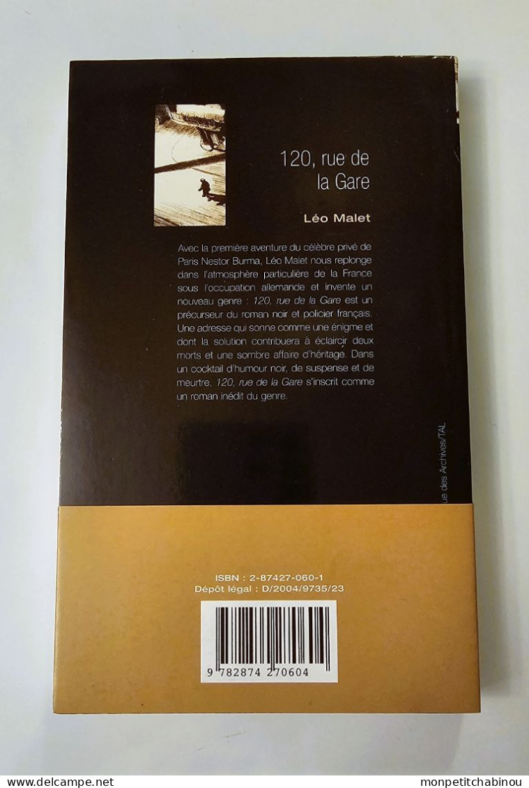 Livre De Poche LÉO MALET : 120, Rue De La Gare (NEUF) - Griezelroman