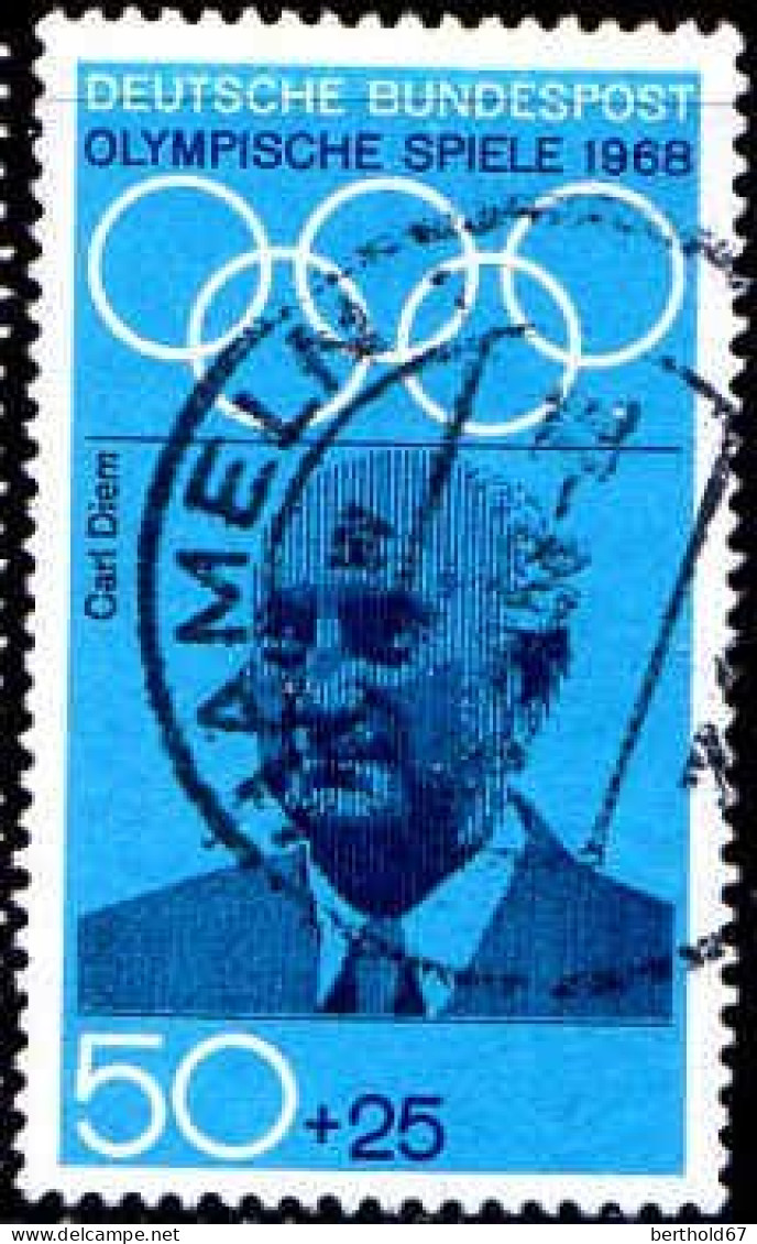 RFA Poste Obl Yv: 430 Mi:565 Olympische Spiele Karl Diem (Beau Cachet Rond) - Used Stamps
