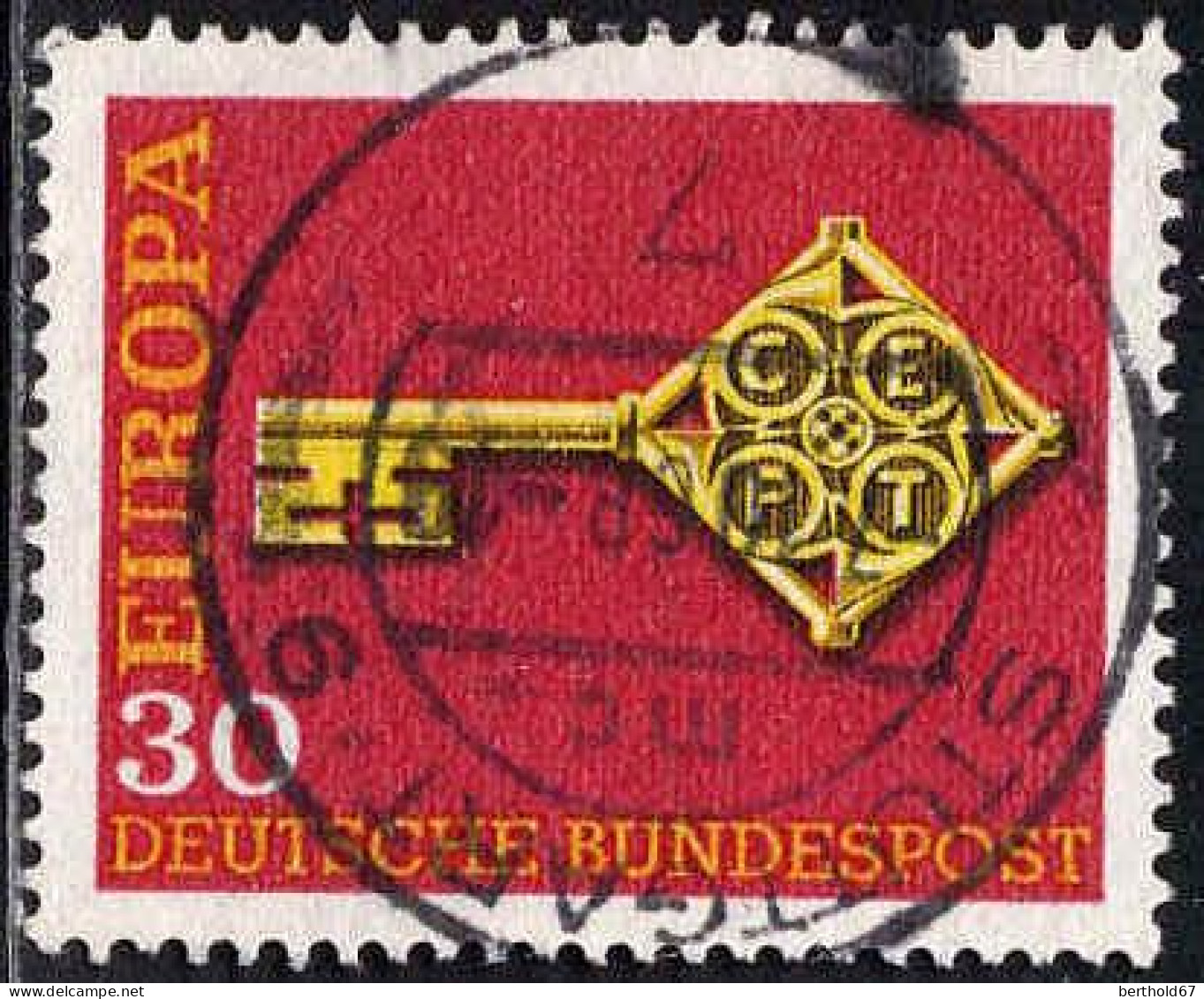 RFA Poste Obl Yv: 424 Mi:560 Europa Clés (TB Cachet Rond) - Used Stamps