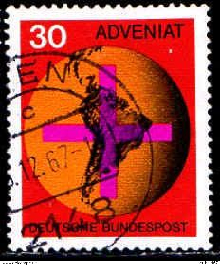 RFA Poste Obl Yv: 410 Mi:545 Adveniat (Beau Cachet Rond) - Used Stamps