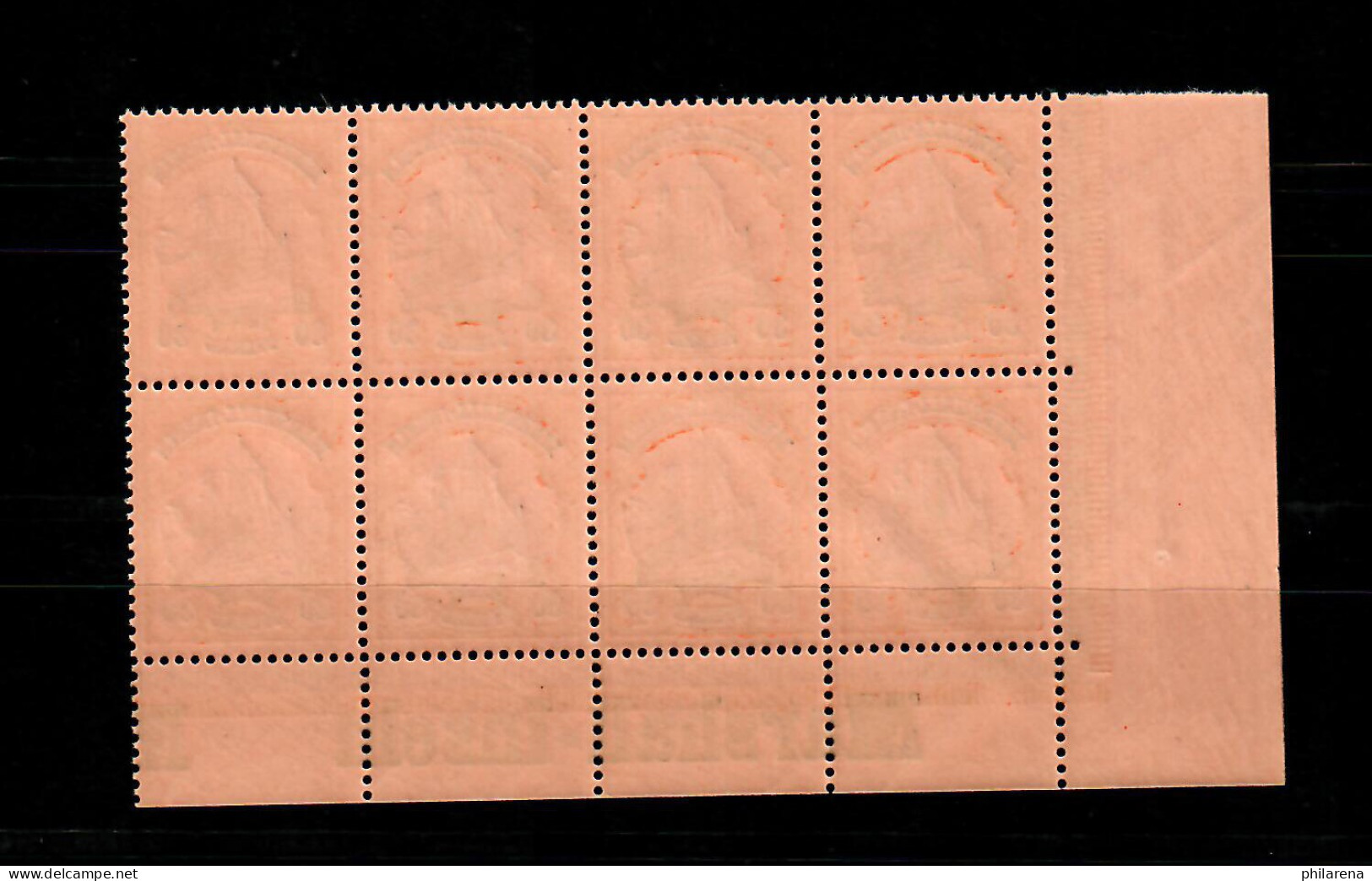 Marschall-Inseln: MiNr. 18, 8er Block Links Inschrift Eckrand, Postfrisch ** - Marshalleilanden