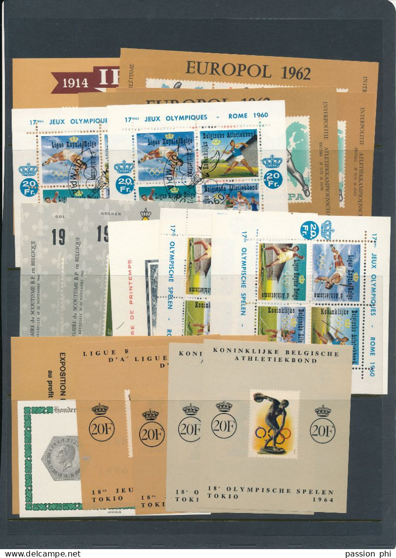 BELGIUM BELGIQUE ERINO. SELECTION MNH OR USED - Erinnophilie [E]