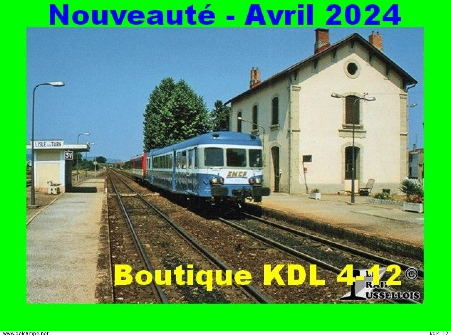 RU 2187 - Autorail X 2800 En Gare - LISLE-SUR-TARN - Tarn - SNCF - Gares - Avec Trains