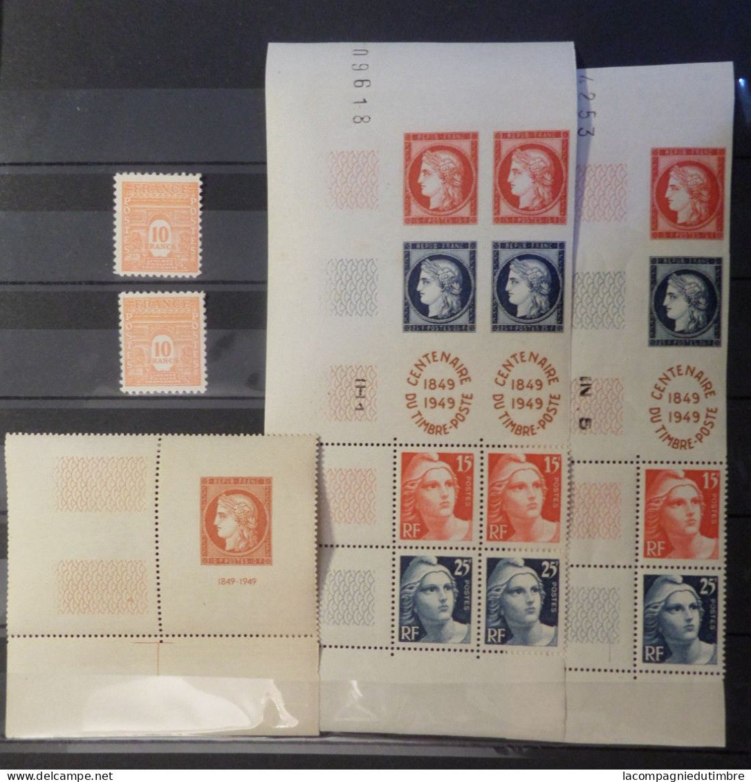 France YT N° 629 ** MNH (2), N° 841 * Et N° 833A ** MNH (3). TB - Unused Stamps