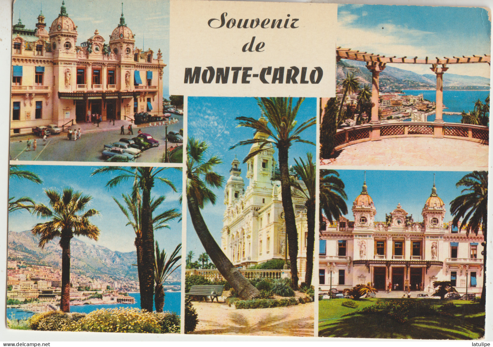 Principauté De Monaco  G  F   Multivues ( 5 ) Souvenir - Panoramische Zichten, Meerdere Zichten