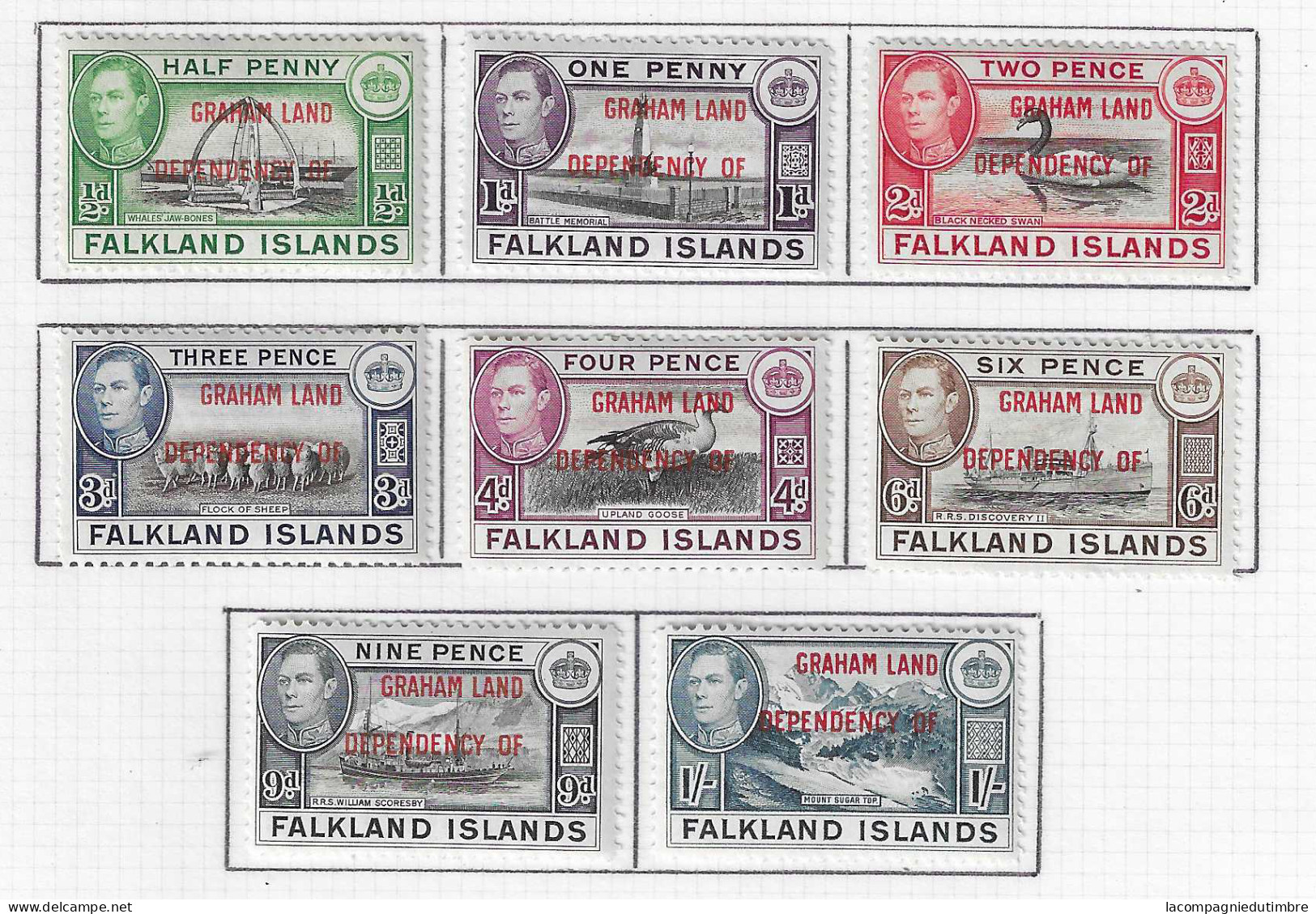 Falkland Série Graham Land Neufs *. TB - Falkland Islands