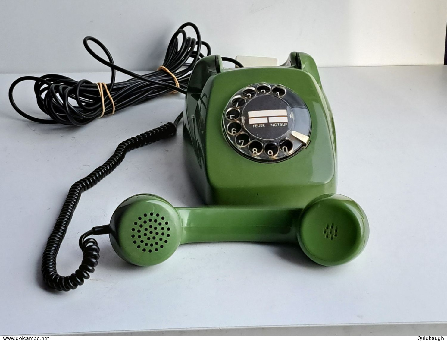 Joli Ancien Téléphone Vintage Vert FeTap - Other & Unclassified