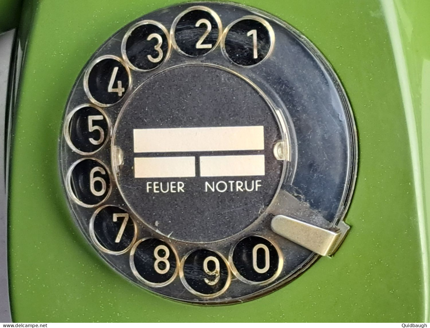 Joli Ancien Téléphone Vintage Vert FeTap - Altri & Non Classificati