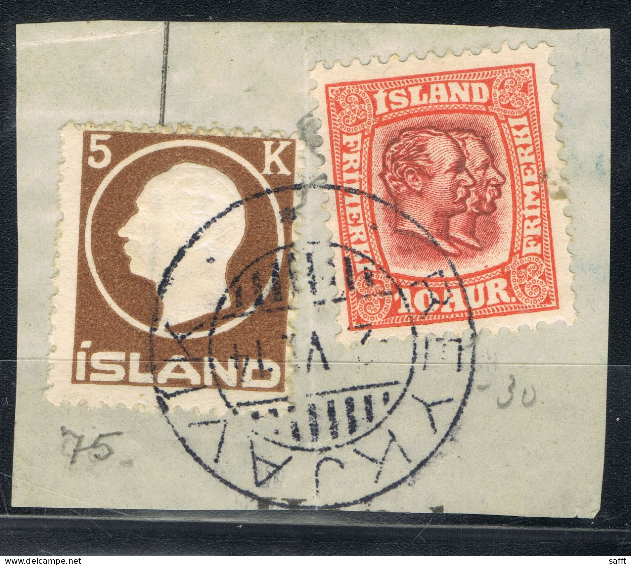 Island 69 - 75 Gestempelt - Frederik VIII. 1912 - Usati