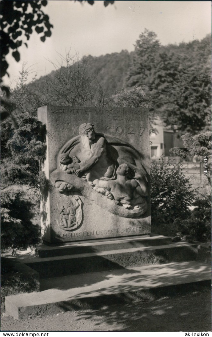 Berggießhübel-Bad Gottleuba-Berggießhübel Hochwasser Denkmal 1965 - Bad Gottleuba-Berggiesshuebel