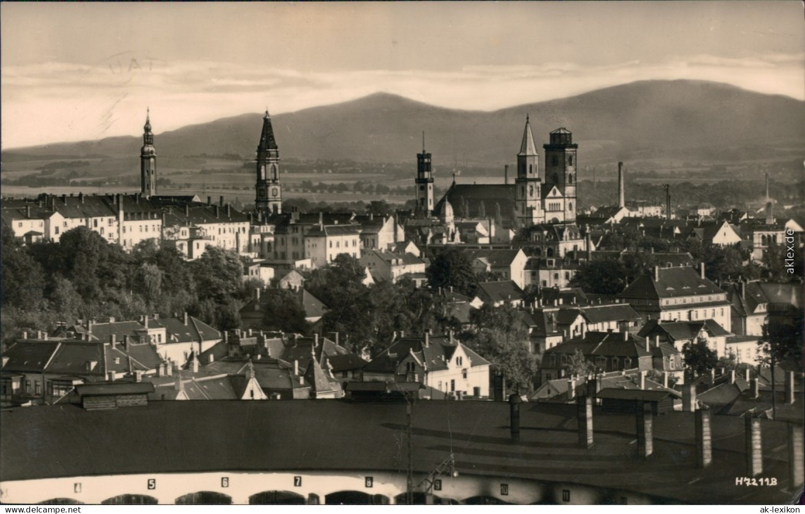 Ansichtskarte Zittau Panorama-Ansicht 1959 - Zittau