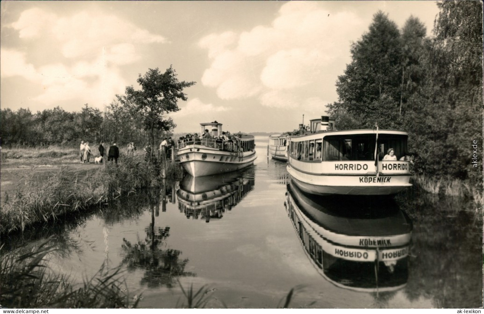 Kolberg Kołobrzeg Bootshafen Mit Fähren Horrido - Köpenick 1960 - Polen