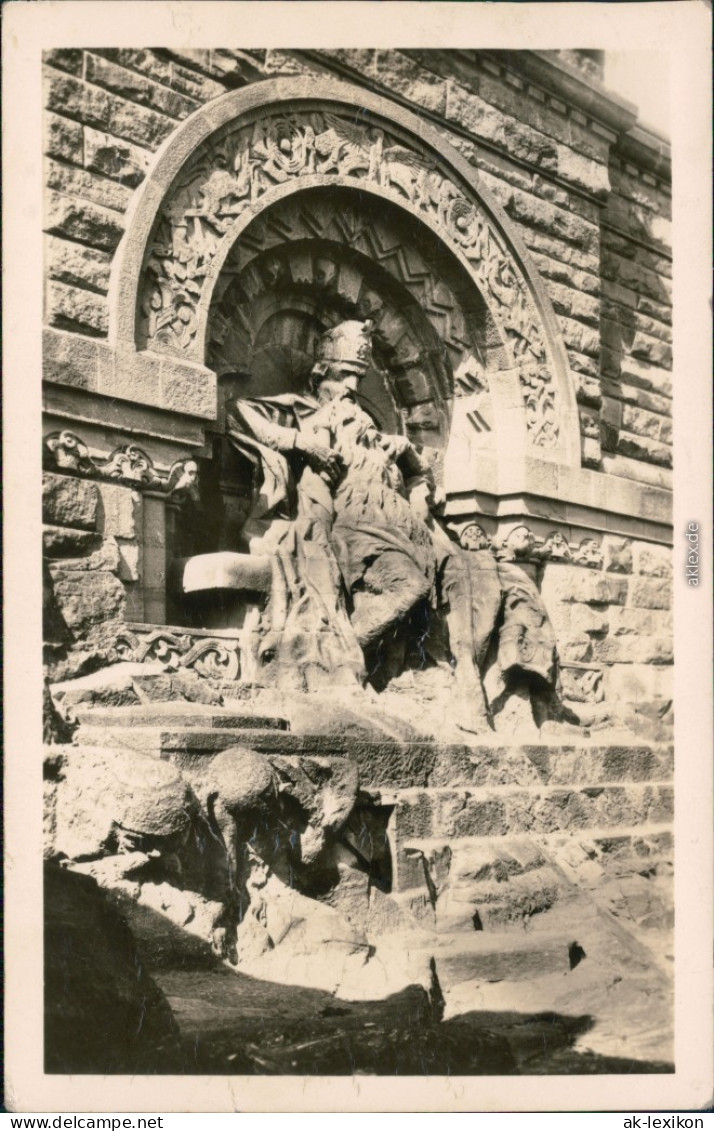 Kelbra (Kyffhäuser) Kaiser-Friedrich-Wilhelm-(Barbarossa) Denkmal 1953 - Kyffhaeuser