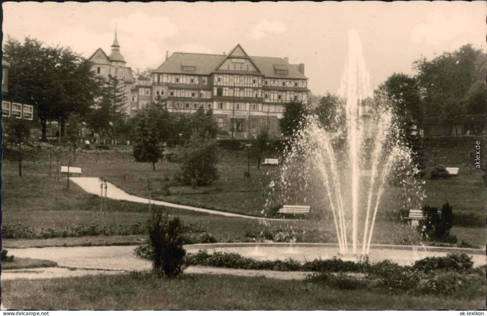 Ansichtskarte Oberhof (Thüringen) Ernst Thälmann Haus 1958 - Oberhof