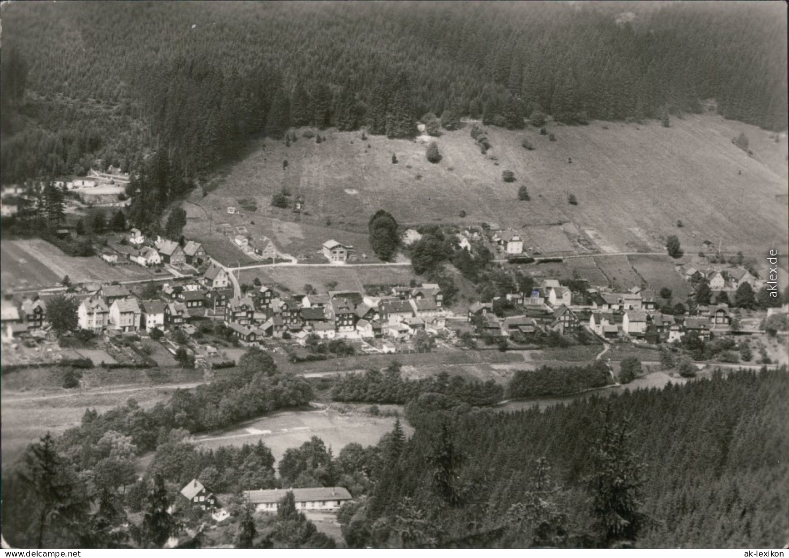 Ansichtskarte Manebach-Ilmenau Panorama-Ansicht 1977 - Ilmenau