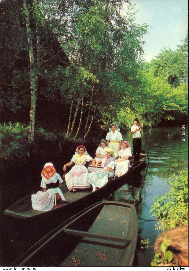 Leipe-Lübbenau (Spreewald)  Niedersorbische Trachten - Festtracht 6 1983 - Lübbenau