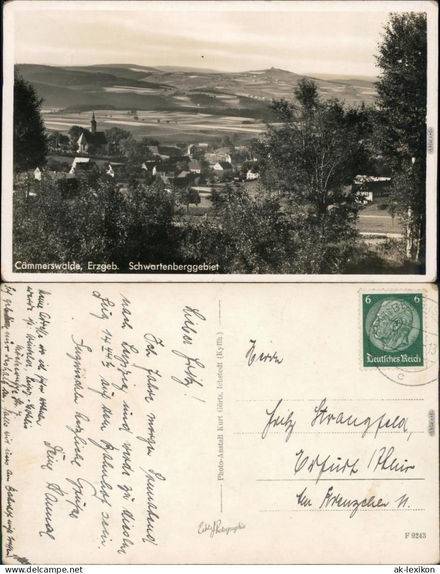 Cämmerswalde-Neuhausen (Erzgebirge) Stadt, Schwartenberggebiet 1937  - Neuhausen (Erzgeb.)