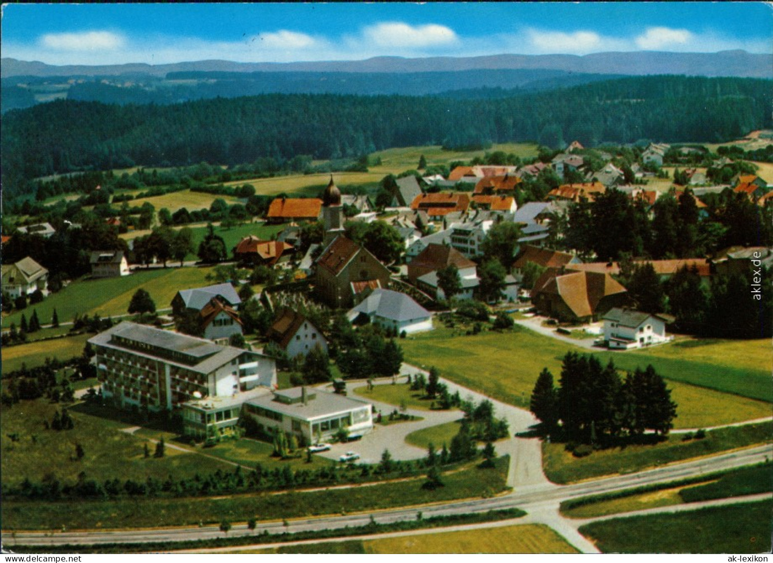 Ansichtskarte Höchenschwand Luftbild 1977 - Hoechenschwand