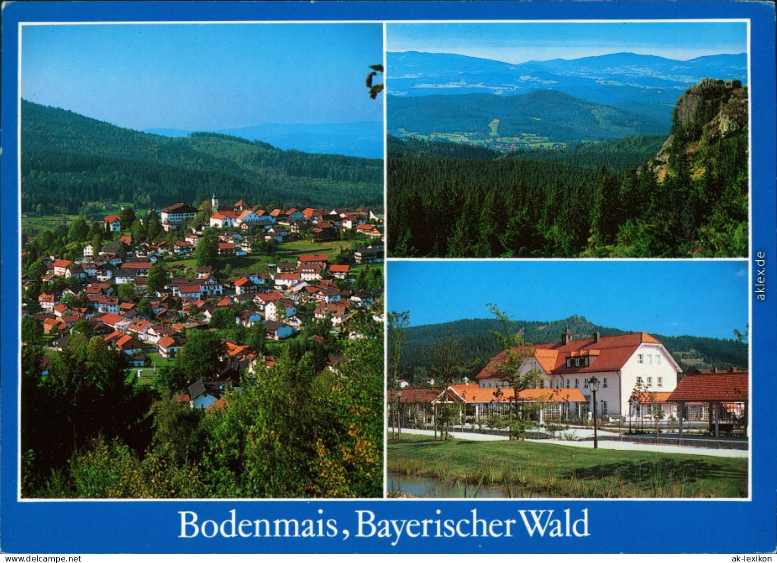 Ansichtskarte Bodenmais Überblick, Panorama, Kuranlage 1994 - Bodenmais