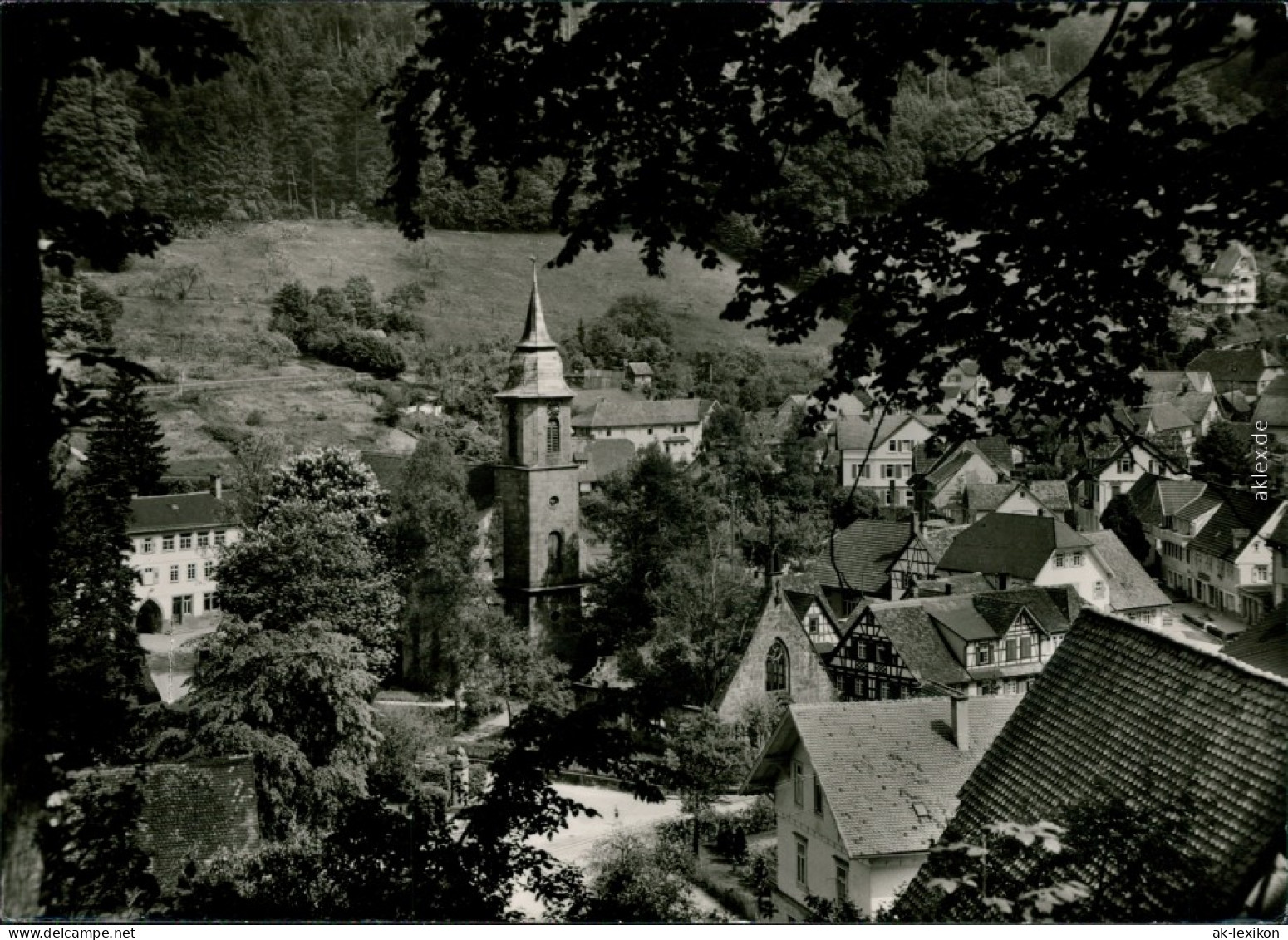 Ansichtskarte Bad Herrenalb Panorama-Ansicht 1960 - Bad Herrenalb