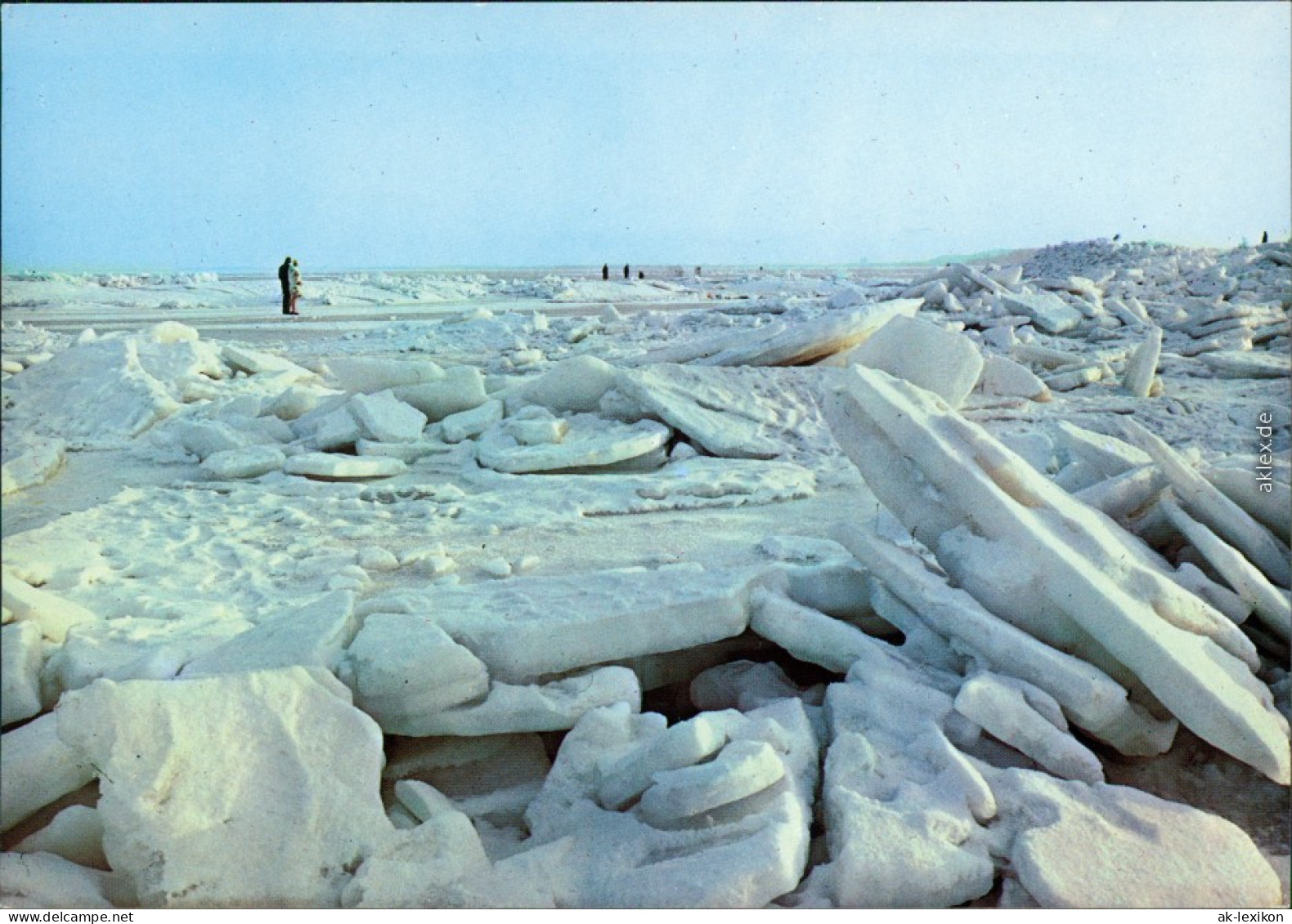 Allgemein Mecklenburg Vorpommern-Schwerin Winter An Der See - Eisschollen 1989 - Schwerin