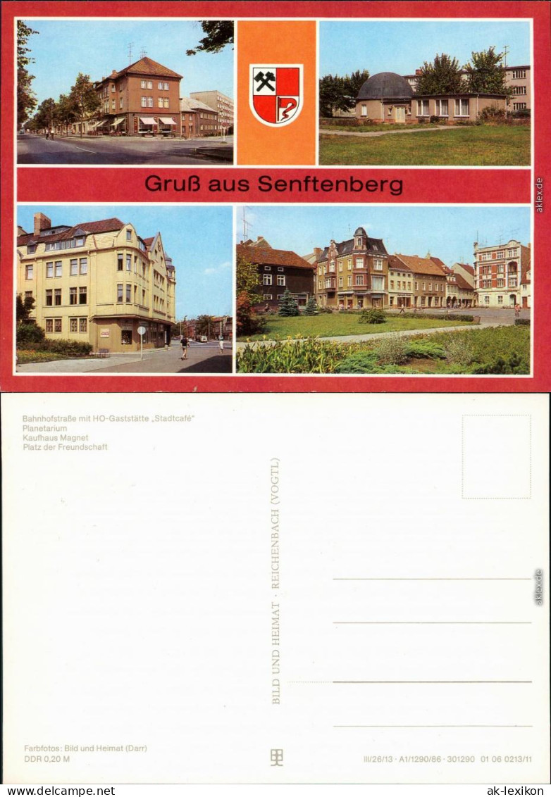 Senftenberg (Niederlausitz)  Bahnhofstraße, Gaststätte, Kaufhaus Magnet,  986 - Senftenberg