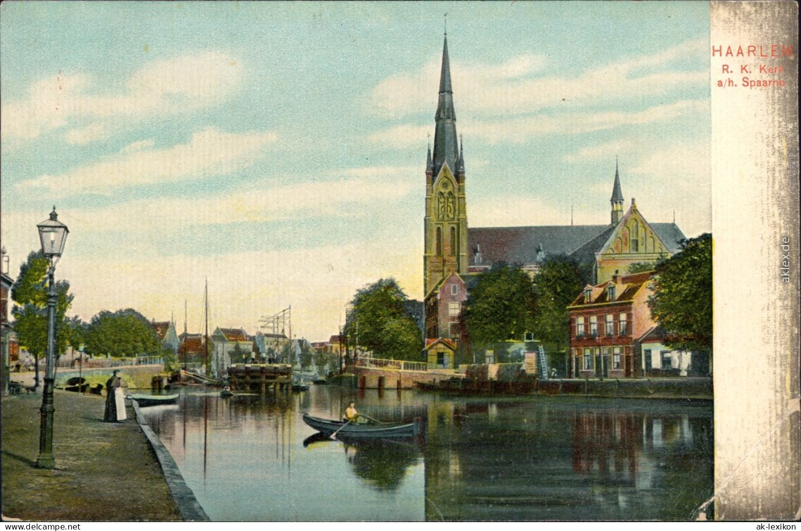 Ansichtskarte Haarlem Spaarnekerk 1908 - Haarlem