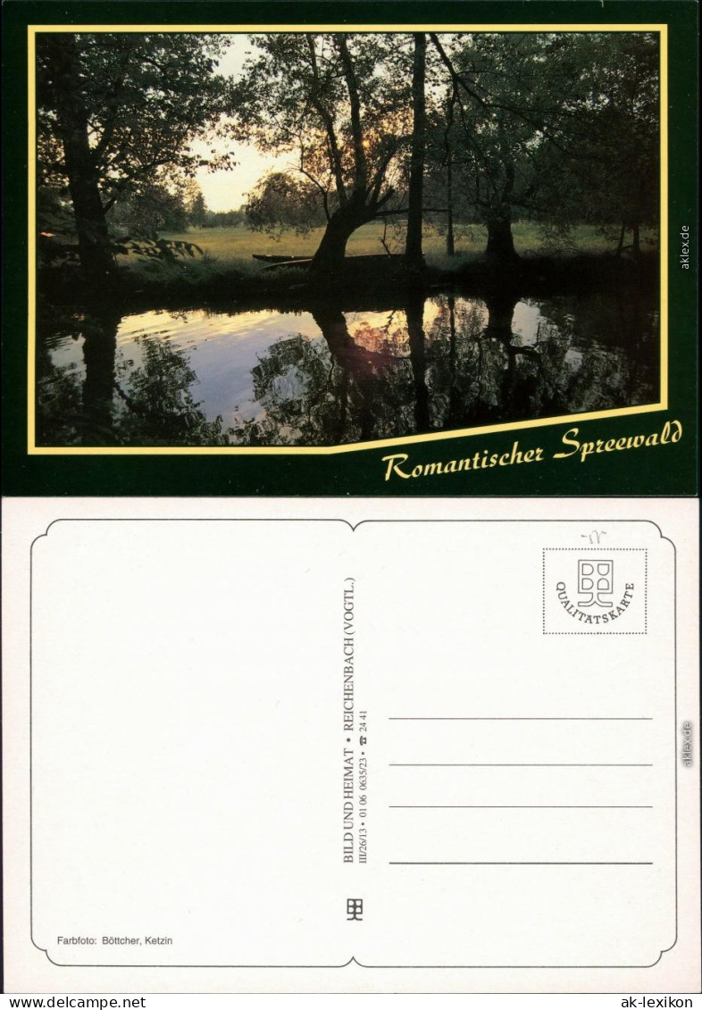 Lübben (Spreewald) Lubin (B&#322;ota) Abenddämmerung Im Spreewald - Kanal 1995 - Lübben (Spreewald)