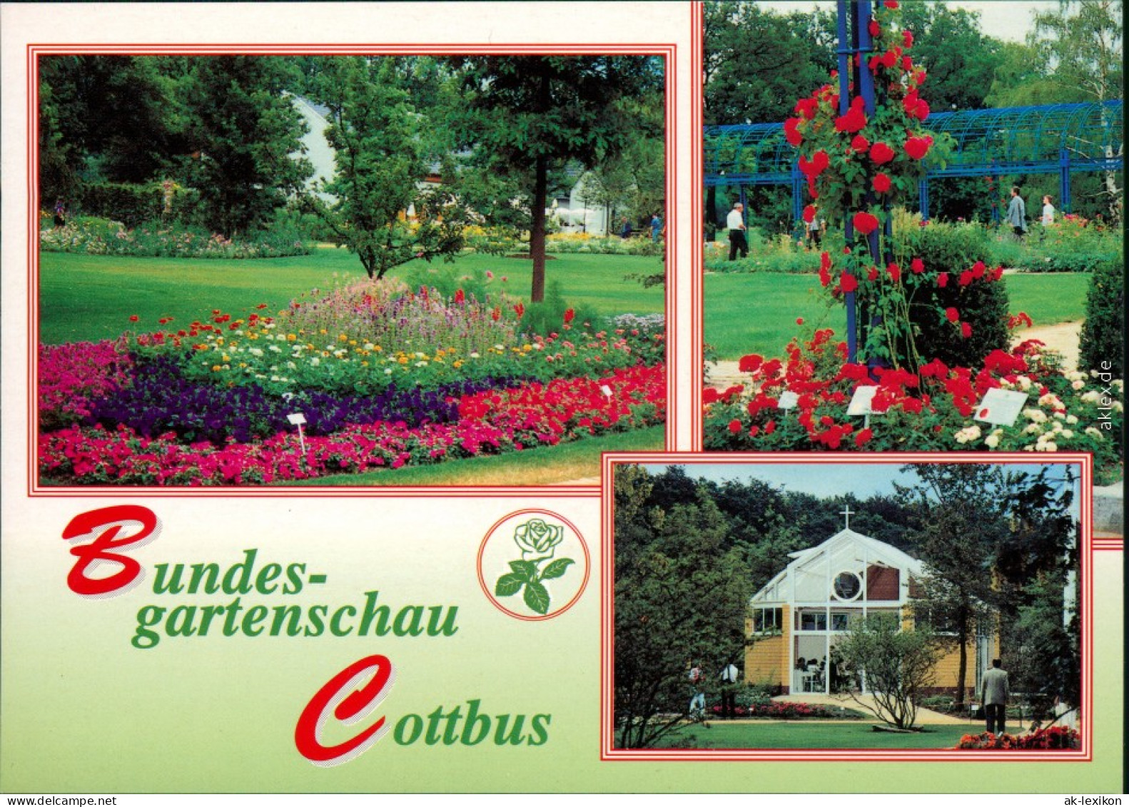 Ansichtskarte Cottbus Choćebuz BUGA/Bundesgartenschau 9 1995 - Cottbus