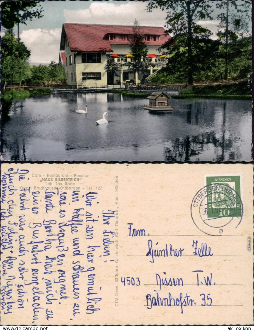 Buchhausen-Höxter (Weser) Café - Restaurant - Pension - Haus Silberteich 1962 - Hoexter