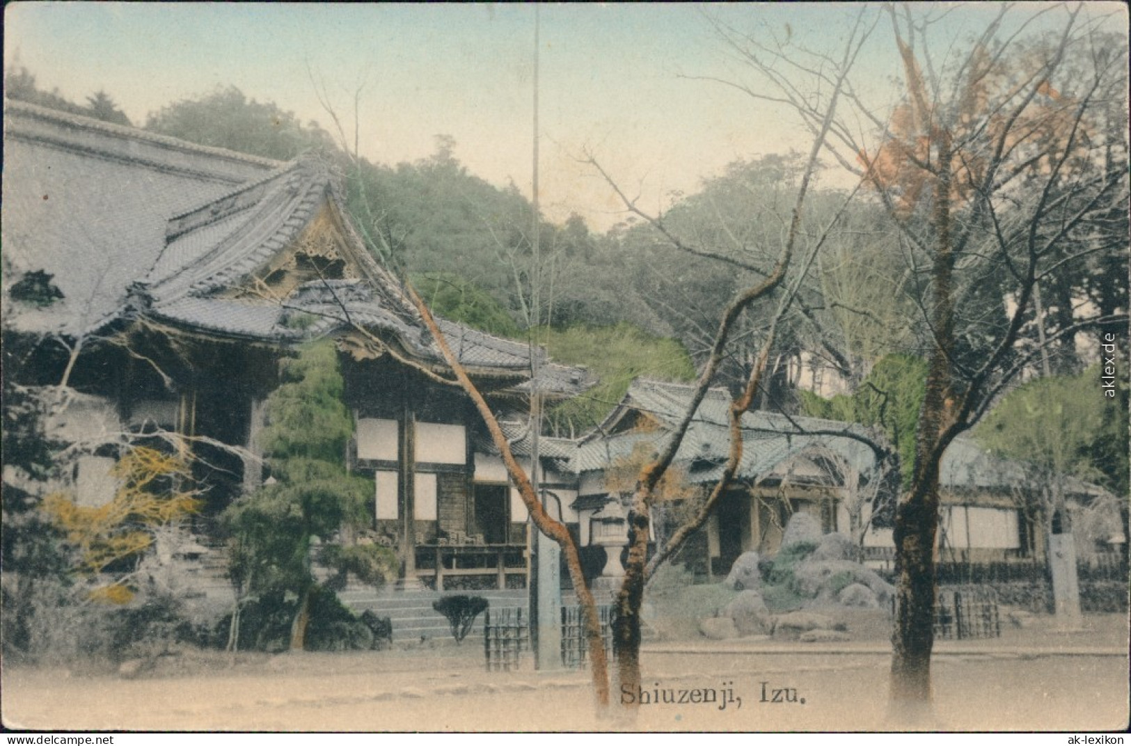 Ansichtskarte Izu (Shizuoka) 伊豆市 Shiuzenjii 1908  - Autres & Non Classés