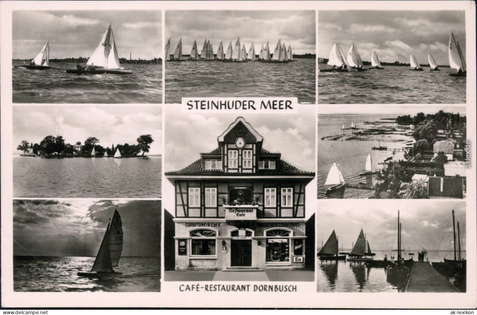 Steinhude-Wunstorf Restaurant Und Café W. Dornbusch  Meer Regatta 1942 - Wunstorf