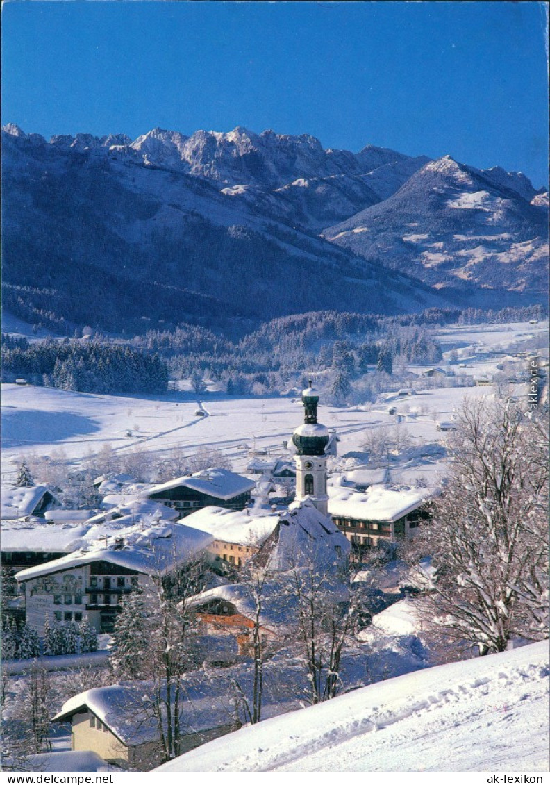 Ansichtskarte Reit Im Winkl Panorama-Ansicht Mit Wildem Kaiser (2344 M) 1997 - Reit Im Winkl