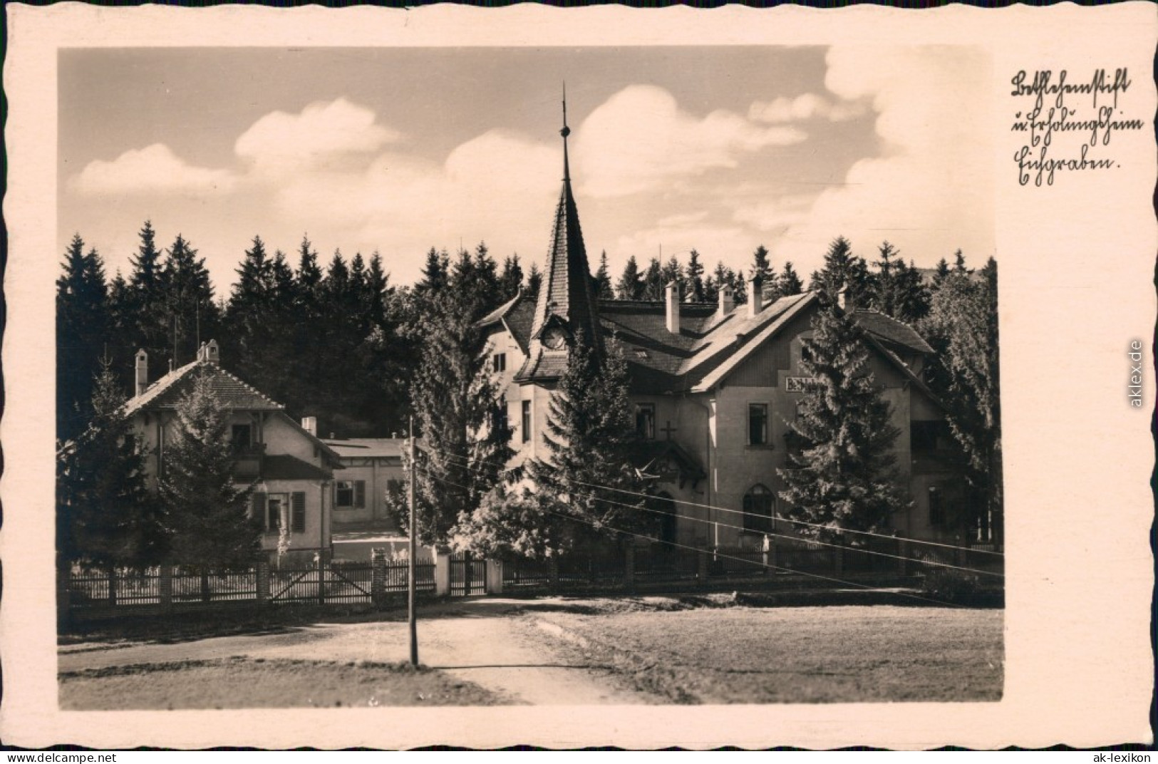 Ansichtskarte Eichgraben-Zittau Bethlehemstift 1935  - Zittau