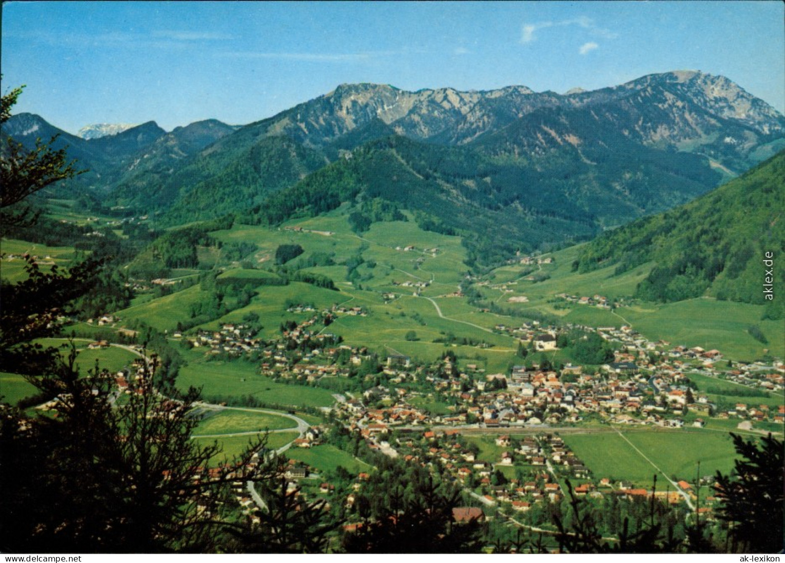Ruhpolding Panorama-Ansicht Mit Hochfelln Und Dem Kaisergebirge 1993 - Ruhpolding
