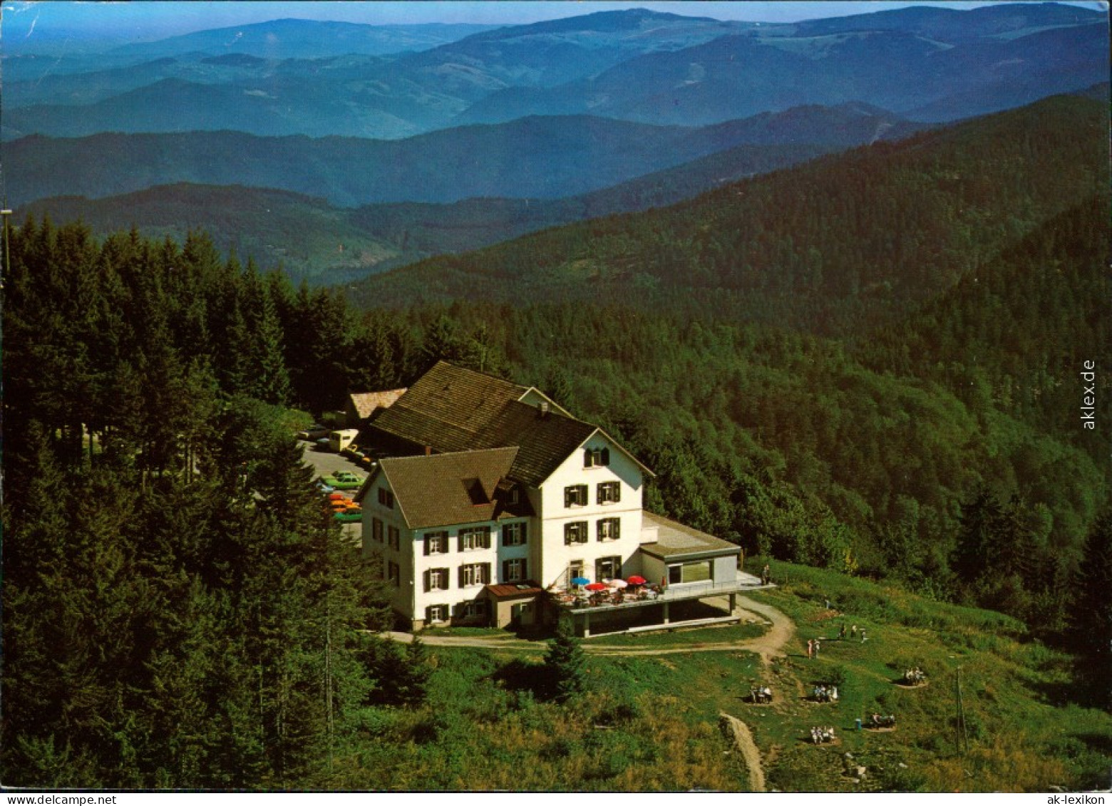 Ansichtskarte Badenweiler Panorama-Ansicht Mit Hotel Hochblauen 1988 - Badenweiler