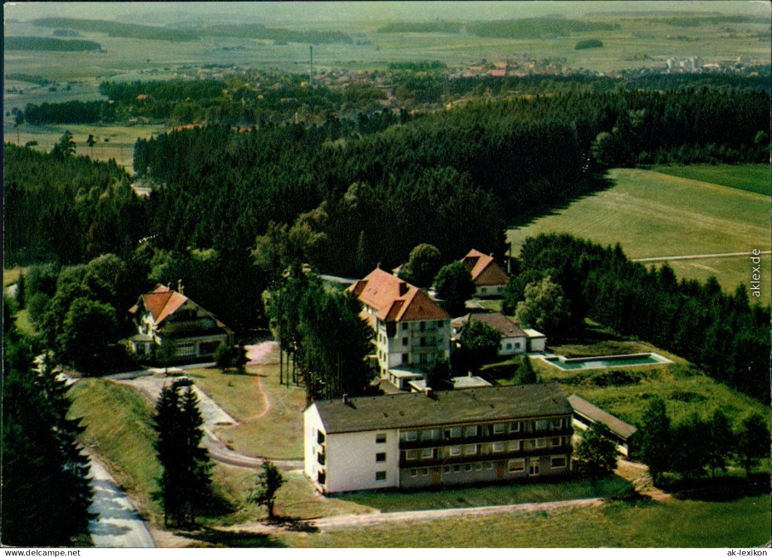 Bad Dürrheim Luftbild Mit Sanatorium Hirschhalde Der LVA Baden 1978 - Bad Duerrheim