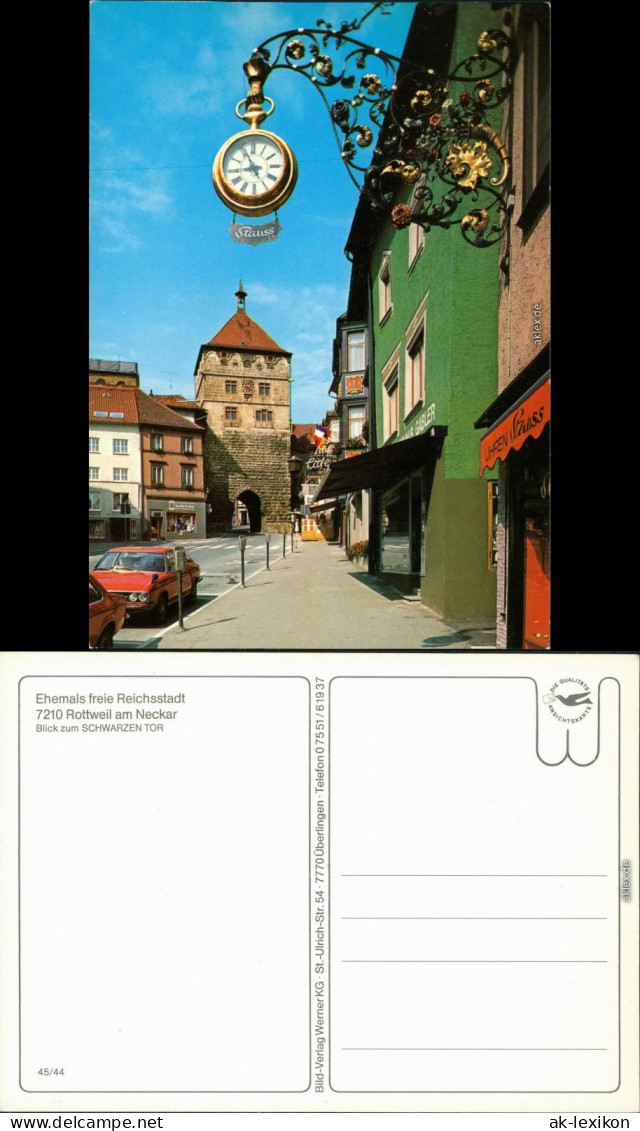 Ansichtskarte Rottweil (Neckar) Blick Zum Schwarzen Tor 1978 - Rottweil