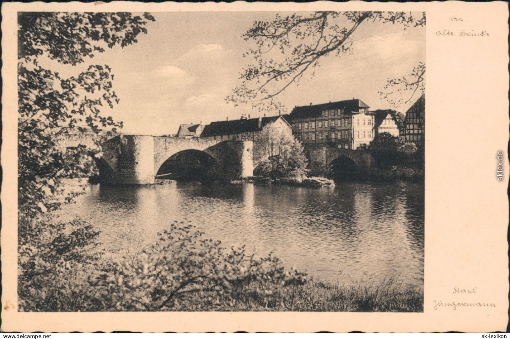 Ansichtskarte Melsungen Blick Auf Stadt Und Brücke 1935  - Melsungen