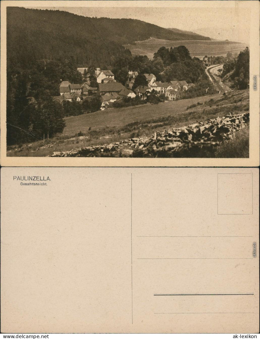 Ansichtskarte Paulinzella-Stadtilm Blick Auf Die Stadt 1928  - Stadtilm