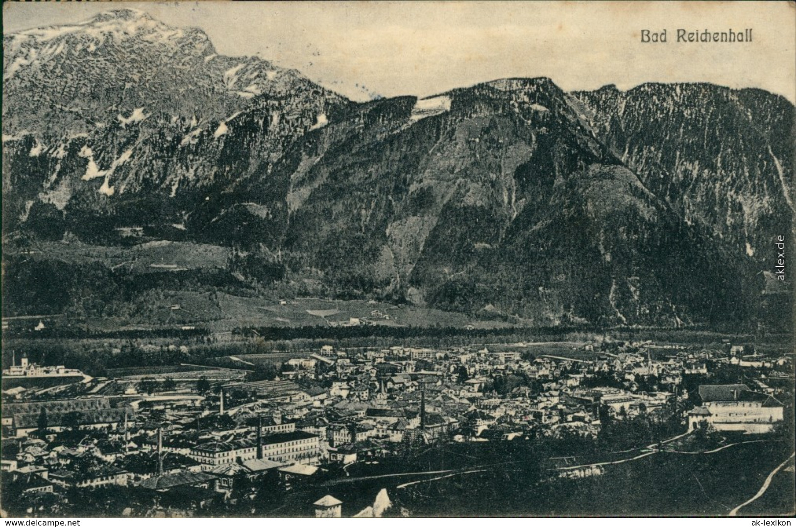 Panorama-Ansicht, Fabriken - Bad Reichenhall