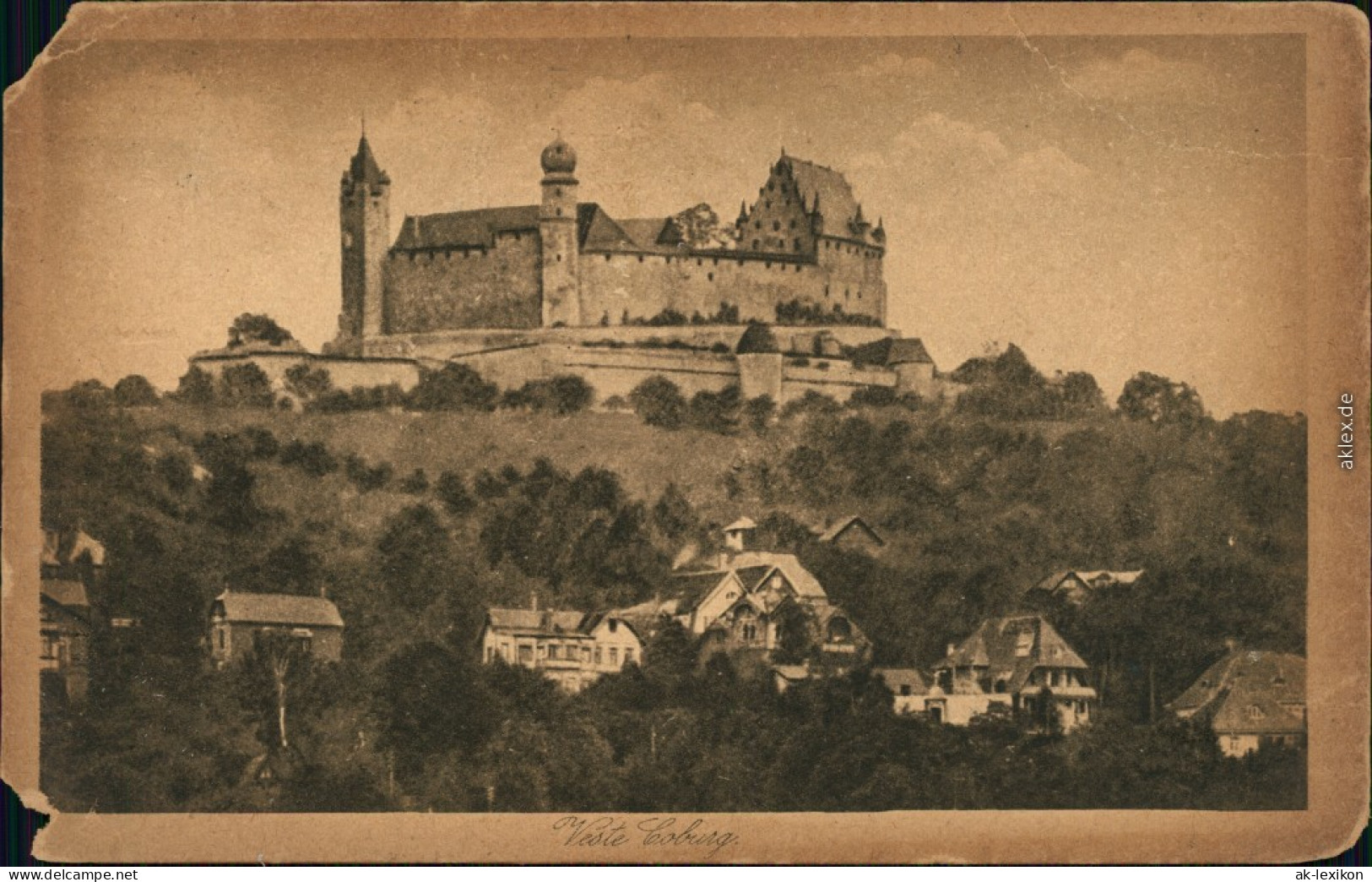 Ansichtskarte Coburg Veste Coburg 1927 - Coburg