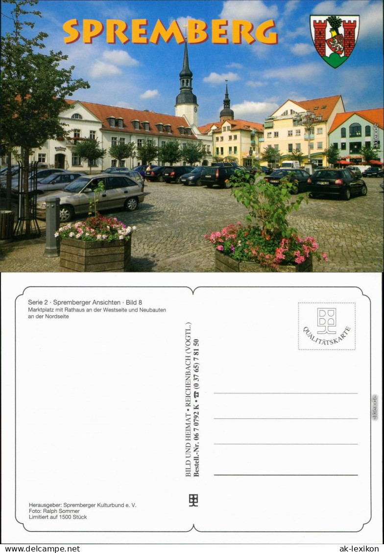 Ansichtskarte Spremberg Grodk Markt Mit Rathaus Und Parkenden Pkw's 1995 - Spremberg