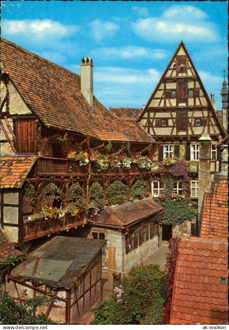 Ansichtskarte Dinkelsbühl Hotel Hezelhof B 1960 - Dinkelsbuehl